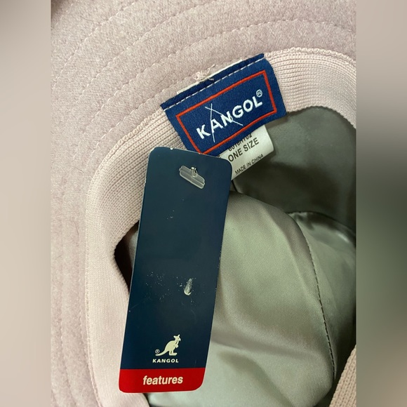 NWT Men’s Hip-Hop Classic Kangol Rain Drop Bucket Hat In Rose OSFM - Picture 3 of 4